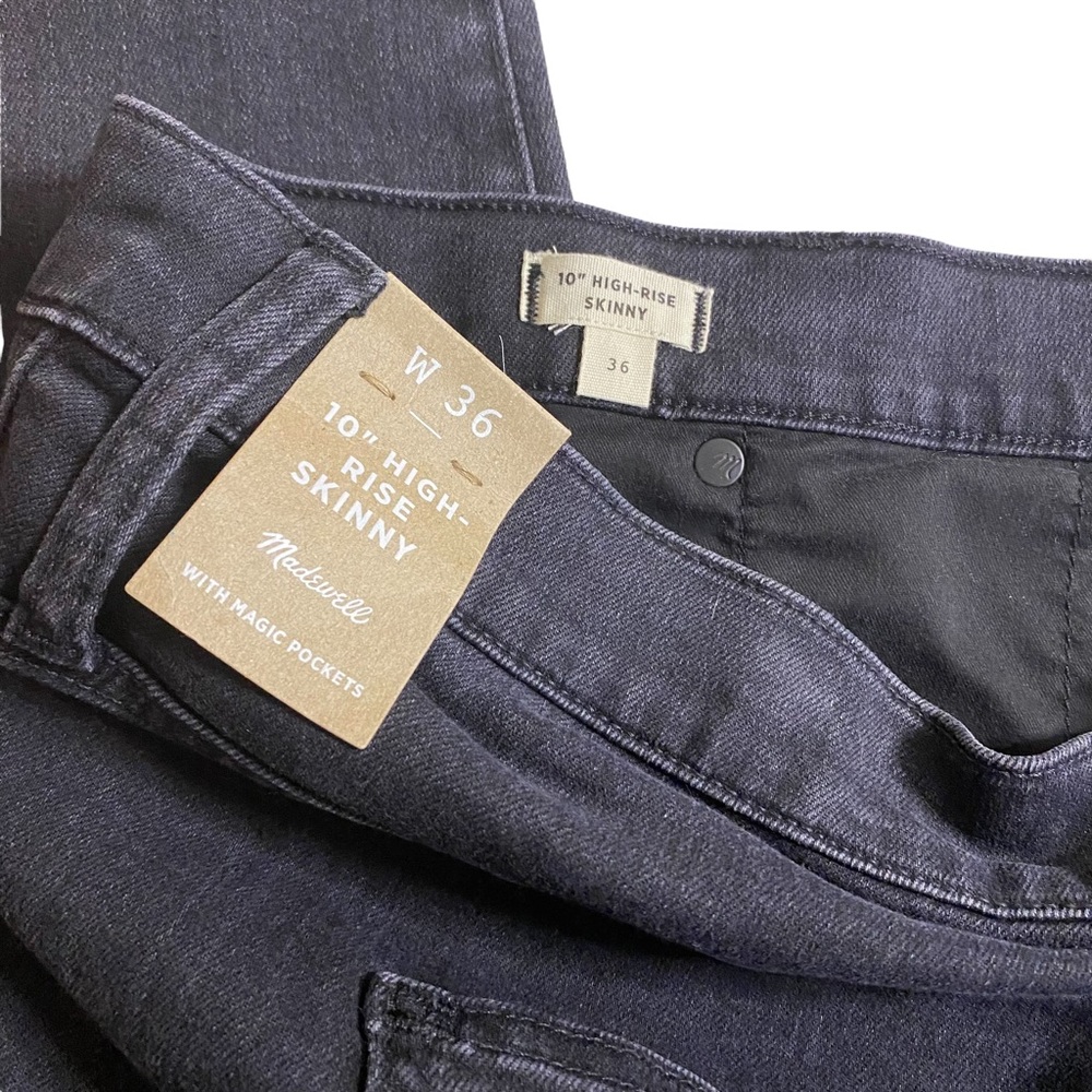 Madewell 10” High Rise Skinny Jeans size 36 equivalent to 22 - Picture 3 of 8